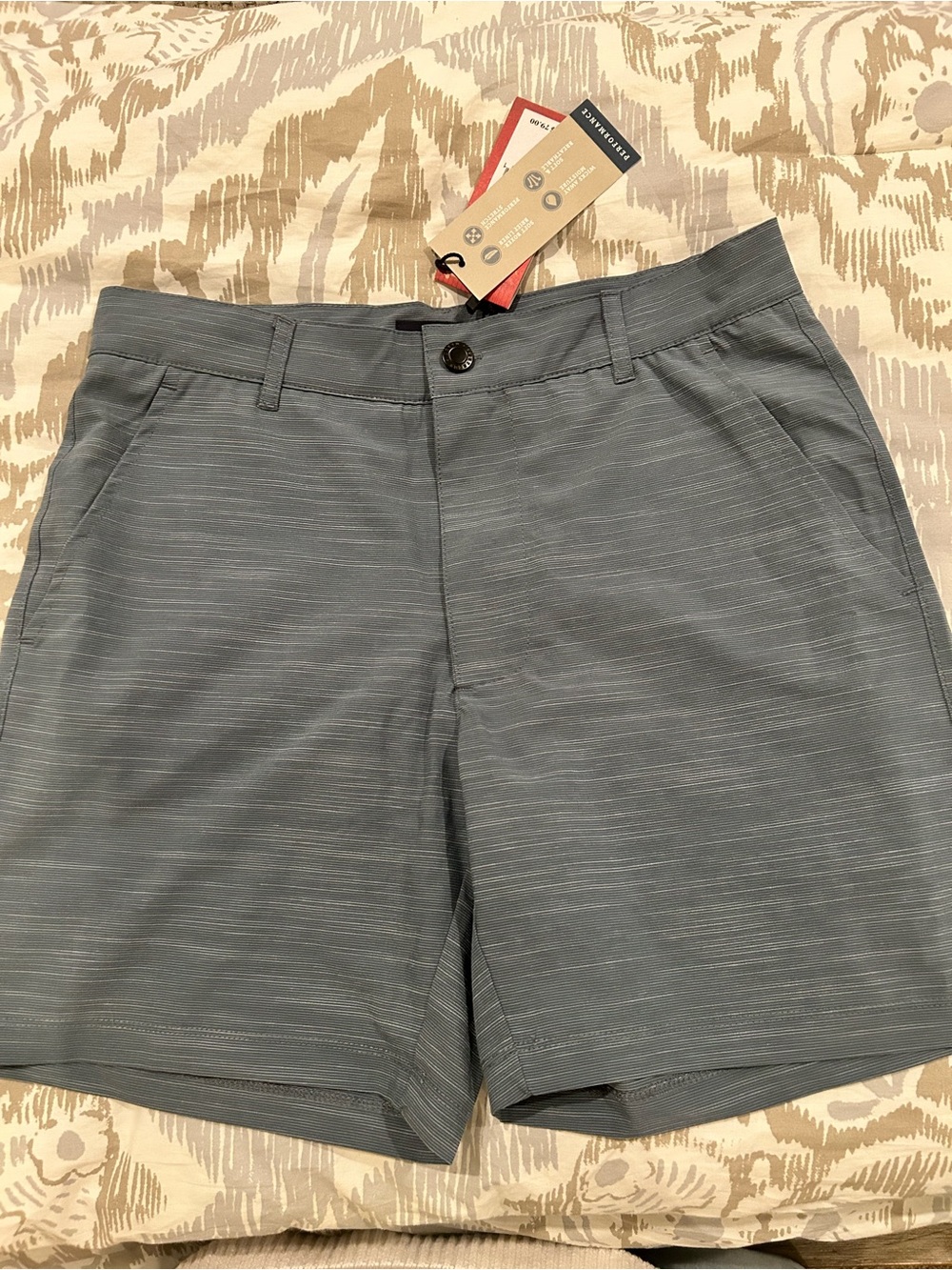 Men's Southern Marsh FieldTec™ Hybrid Lined Short in Slate (NWT)